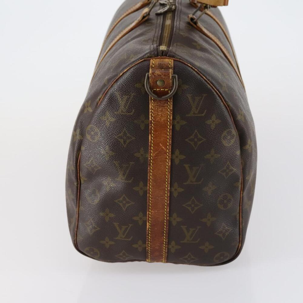 LOUIS VUITTON Monogram Keepall Bandouliere 45 Boston Bag M41418 LV Auth 153159 - Picture 4 of 16